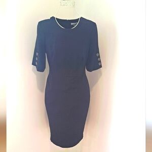 Calvin Klein Black Long Sleeve Dress